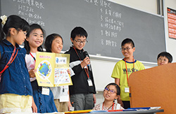 「西千葉子ども起業塾」では、小中学生が実社会でのチャレンジを通して、会社や経済の仕組みを学ぶ。