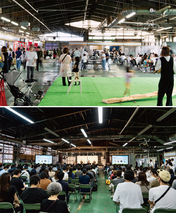 地域の共創拠点の開業に先立ち、2024年秋に体験型の「Hida Co-Innovation Festival」を開催。1カ月で約1万7,000人が来場した。