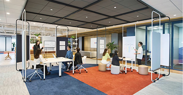 日経ニューオフィス賞を受賞した『101 TOKYO SHOWROOM OFFICE』。